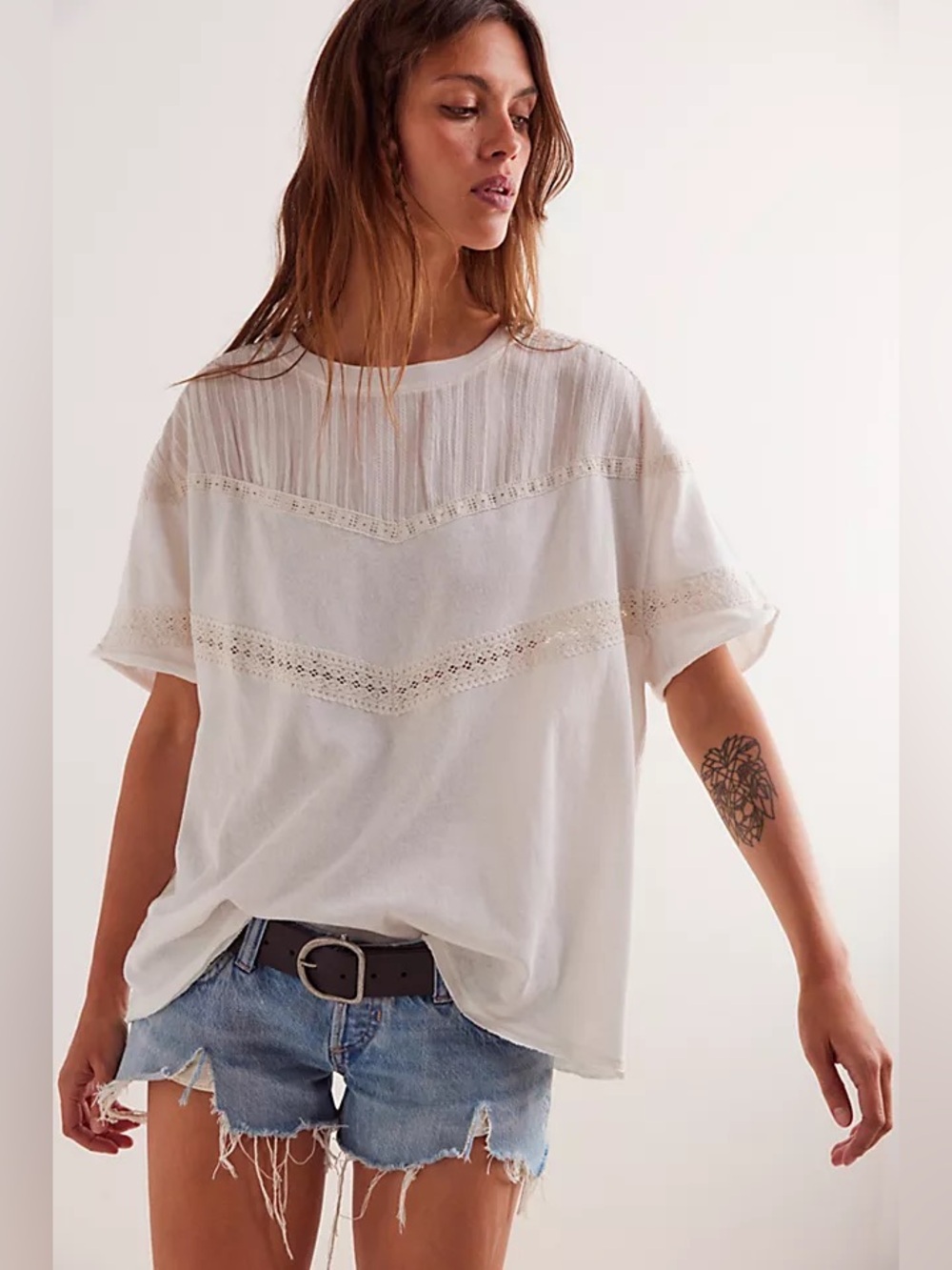 NWOT! Free People We The Free Dorothy Tee Sz Medium